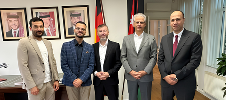 وفد جمعية الأطباء الأردنيين في ألمانيا JAD يلتقي سفير المملكة في برلين